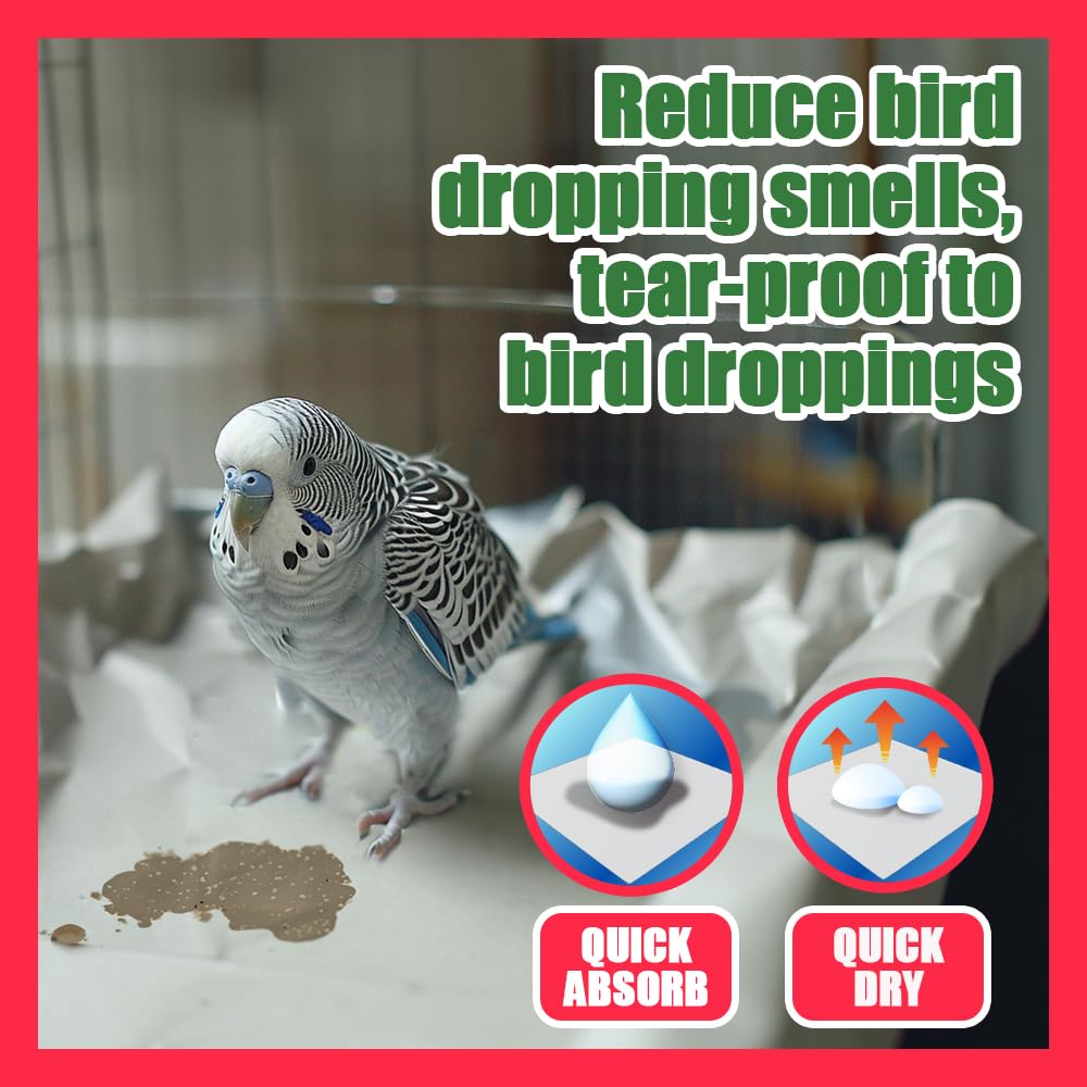HA SHI Hashi bird cage liner tear-resistant for easy replacement.