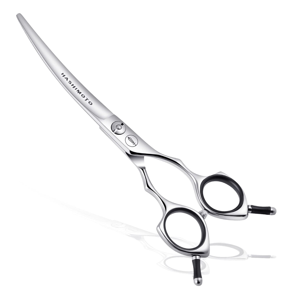 Hashimoto dog grooming scissors 6.5 inches for precise face and paw shaping.