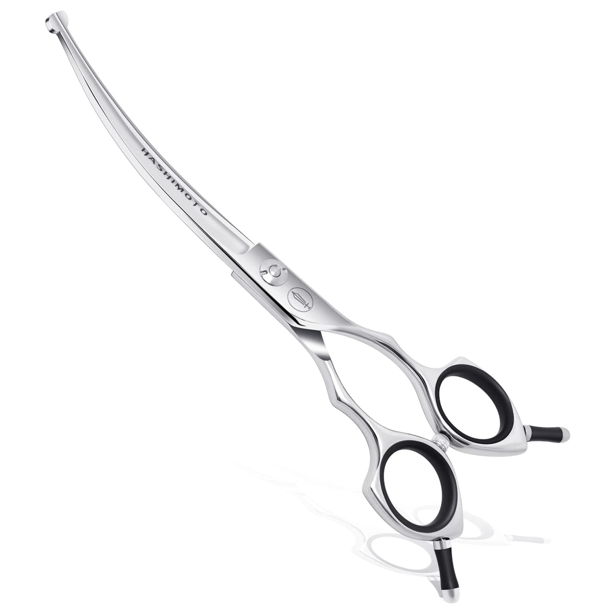 HASHIMOTO dog scissors rounded-tip for safer grooming around pets.