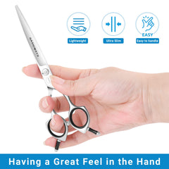 Hashimoto symmetrical handle provides comfortable grip during long grooming sessions.