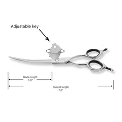 HASHIMOTO symmetrical handle enabling up or down grooming directions.
