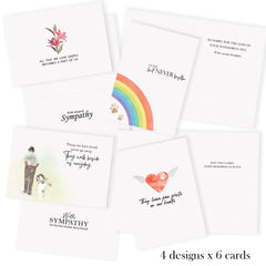 Hat Acrobat pet sympathy card design 2 on premium stock for condolence notes