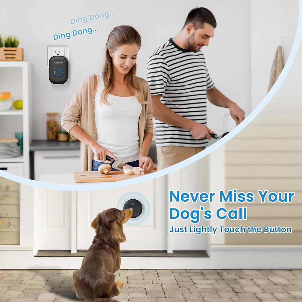 Hathever dog doorbell 32 melodies—varied tones for training prompts.