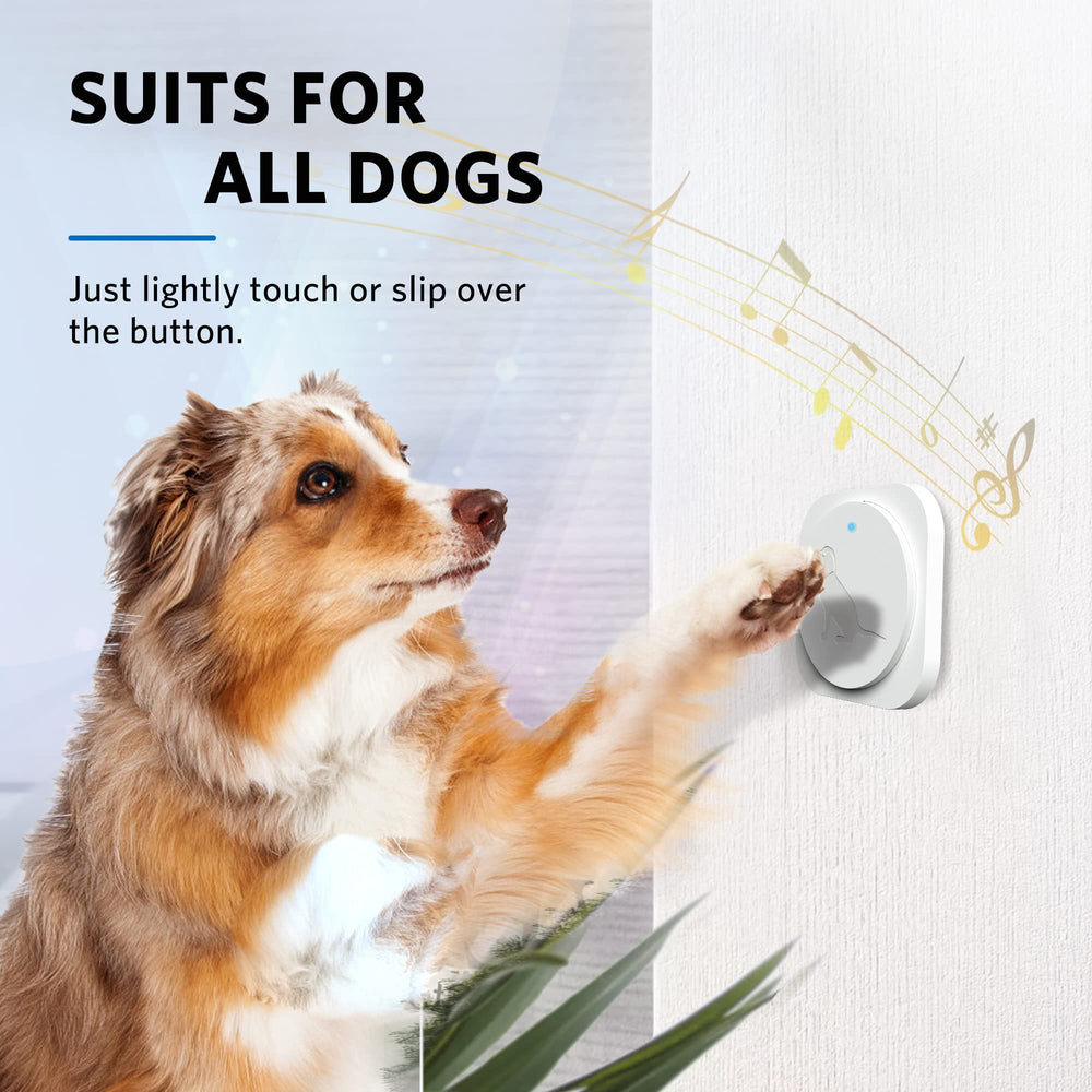 Hathever dog doorbell battery-life showcases long transmitter life and easy replacements.