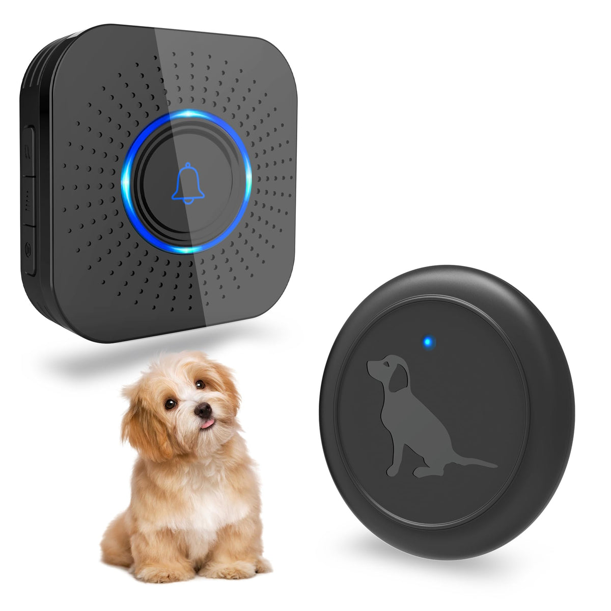 Hathever dog doorbell receiver plugged in for reliable alerts in busy homes