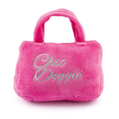 Barkin Bag shows Chic Doggie embroidery for a cute fashion detail.