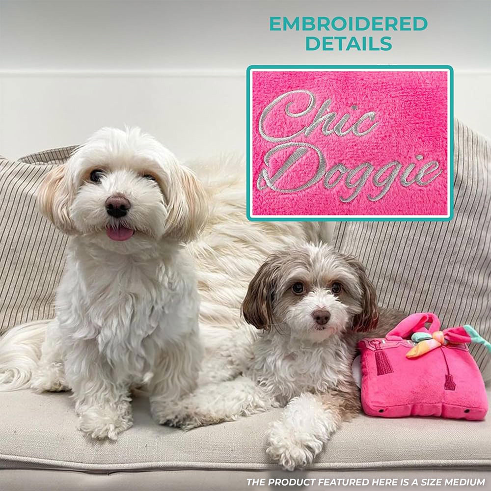 Haute Diggity Dog Barkin Bag size small suits tiny breeds and travel play.