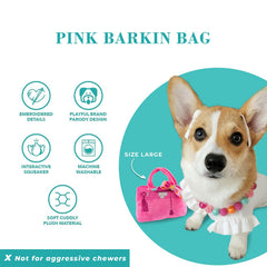 Soft, durable plush material offers comfy cuddling during play sessions.
