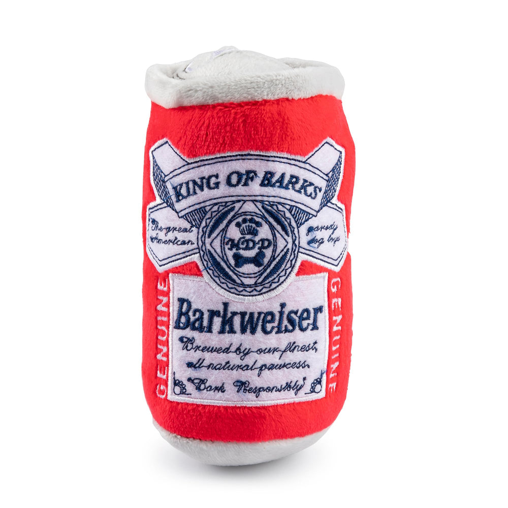 Haute Diggity Dog Barkweiser Beer Can plush design ideal for stylish play