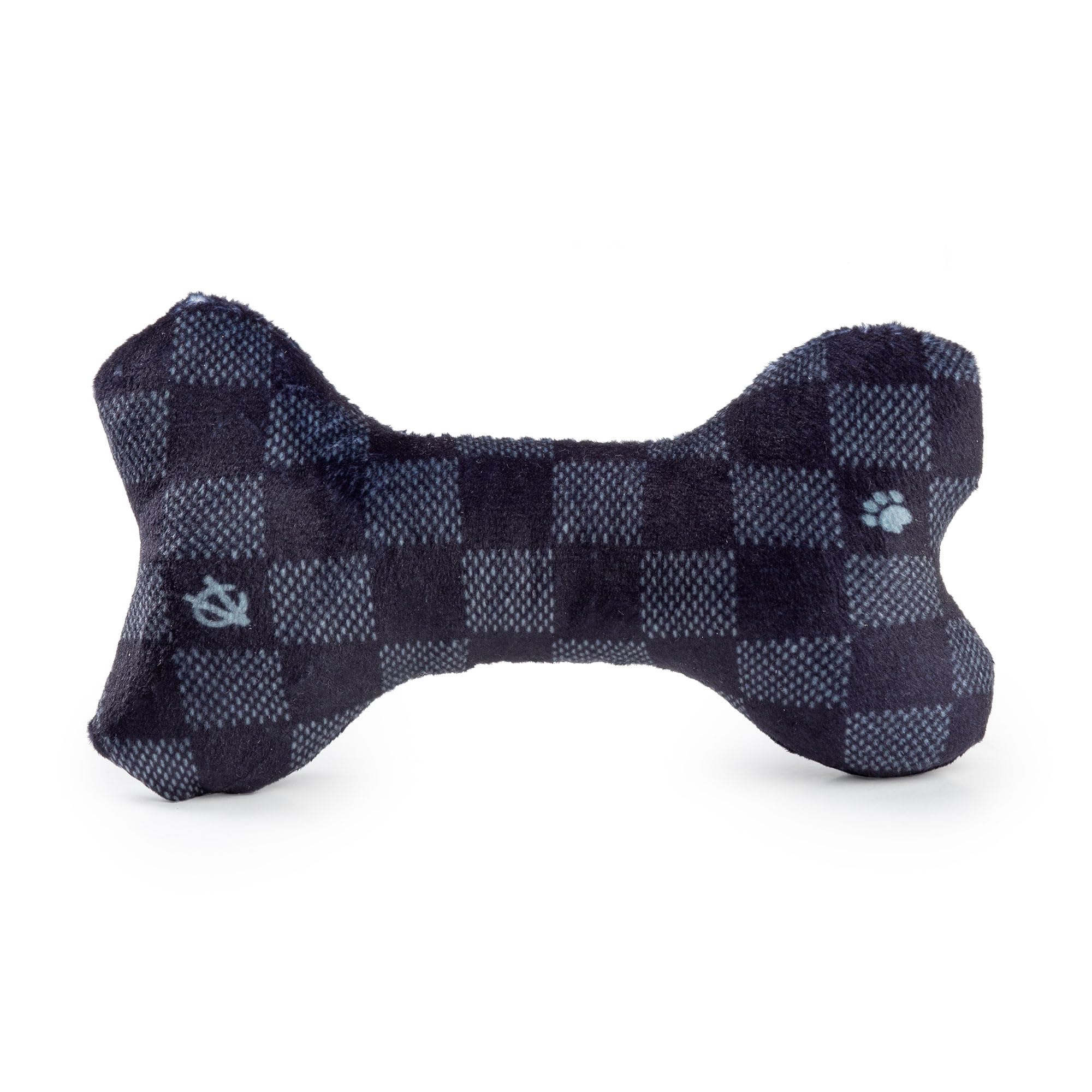Haute Diggity Dog embroidery detail on Chewy Vuiton bone for style