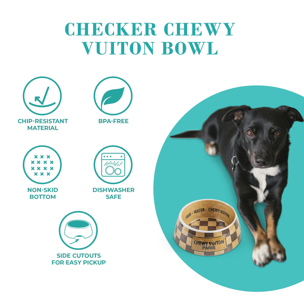 Haute Diggity Dog BPA-free melamine bowls: safe, sturdy, dishwasher-safe feeding option.
