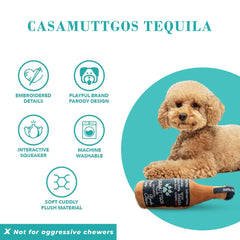 Haute Diggity Casamuttgos Tequila soft plush material provides cuddly comfort during play sessions.