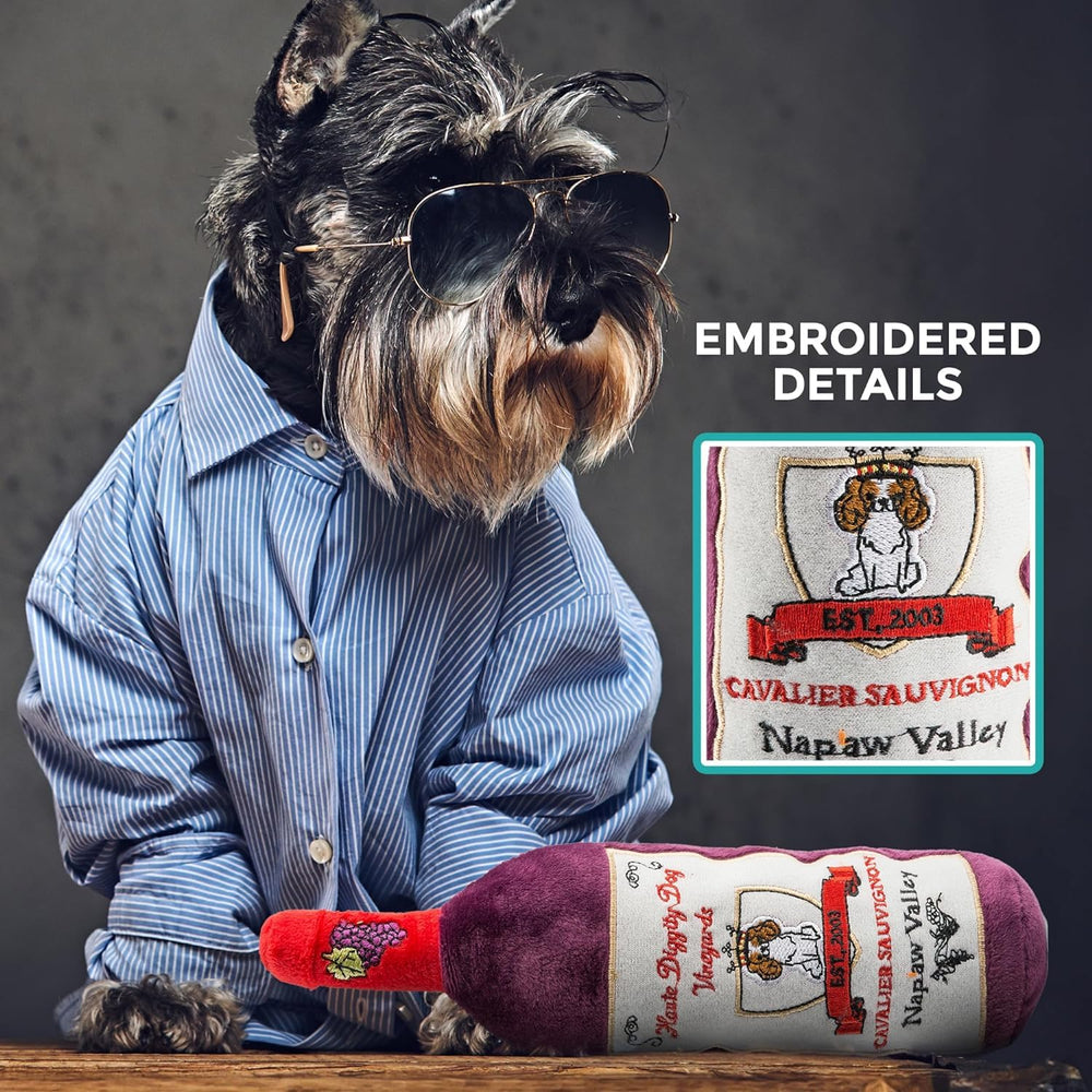 Haute Diggity Dog Cavalier Sauvignon embroidered details add stylish charm to playtime