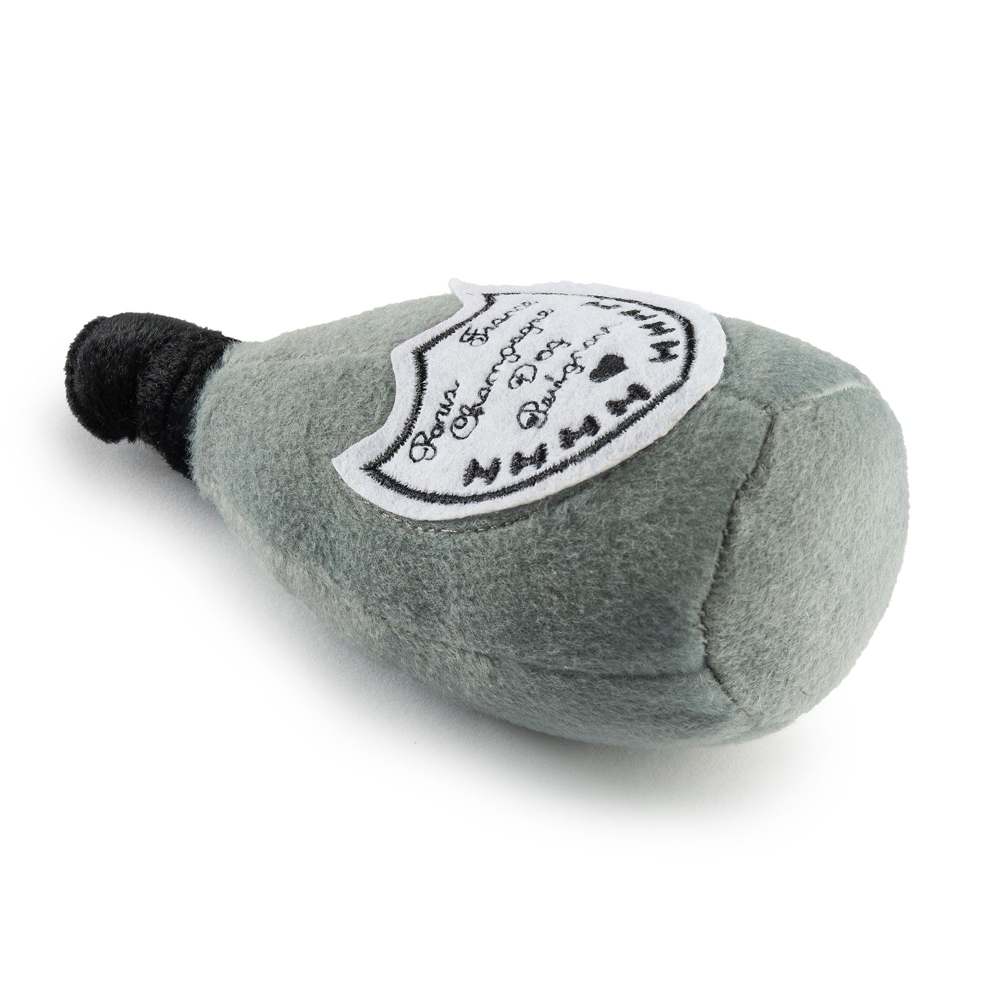 Haute Diggity Dog Champagne Perignonn embroidery close-up highlights premium details and humorous design.