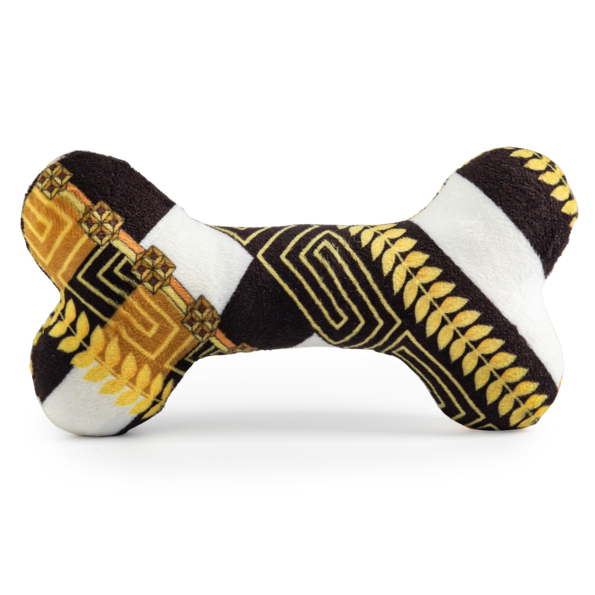 Haute Diggity Dog Fursace Bone plush material feels soft but durable for hours of play