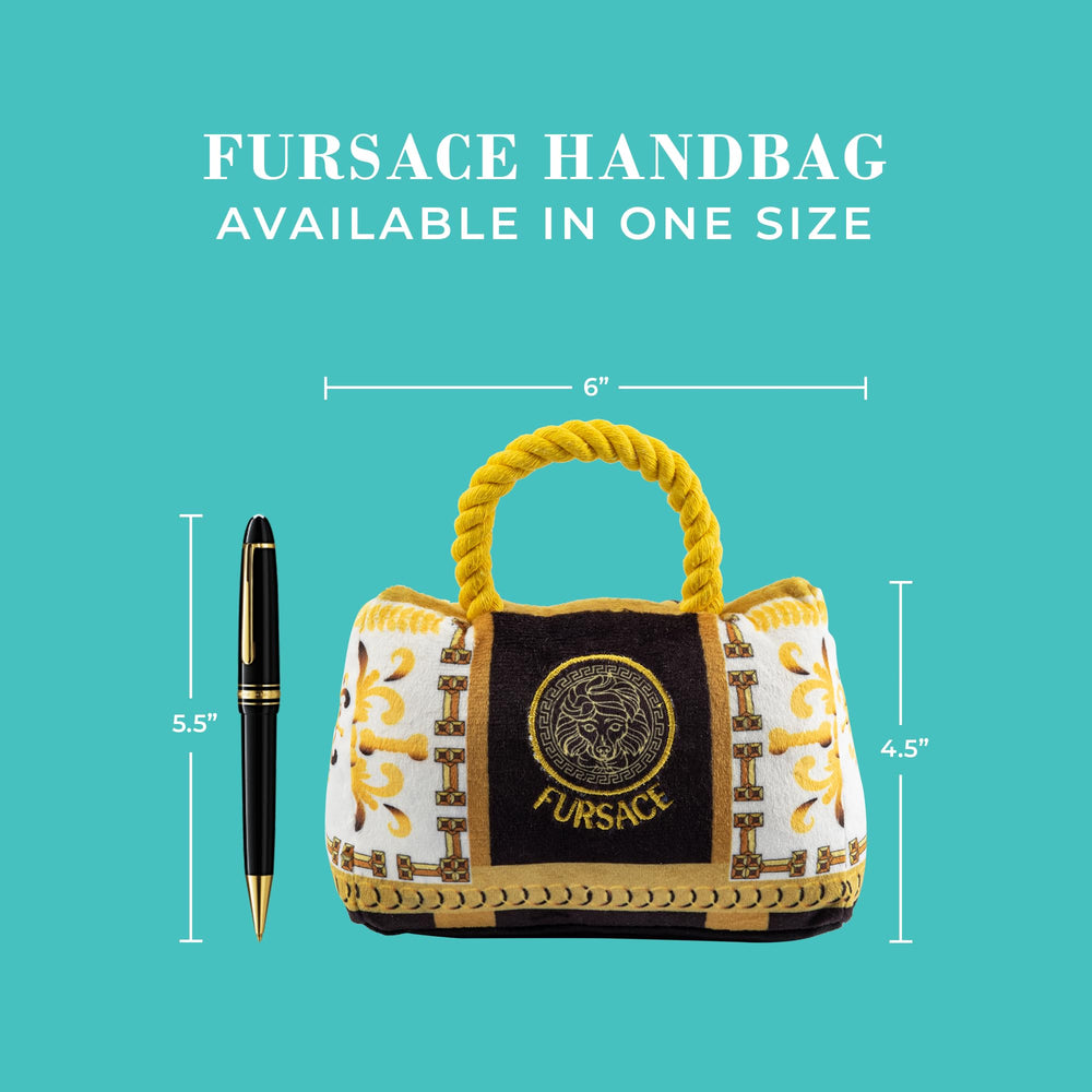 Haute Diggity Dog Fursace Handbag squeaker—interactive play keeps dogs engaged