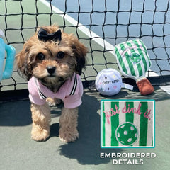 Haute Diggity Dog embroidery detail enhances style and charm.