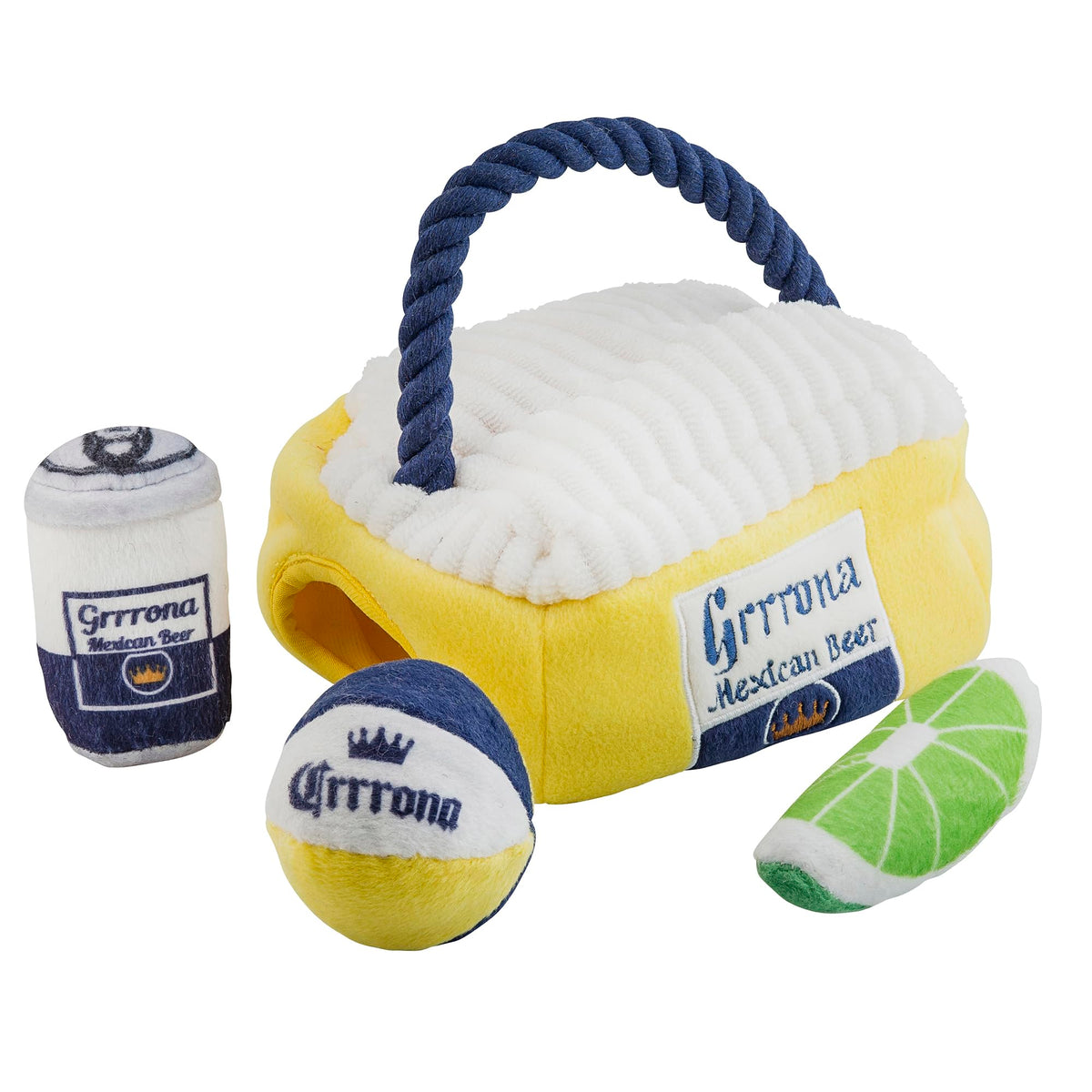 Haute Diggity Dog Grrrona Cooler House with beach ball for interactive play