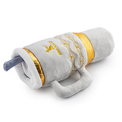 Haute Diggity Dog Holiday Snuggly Cup Toy built-in squeaker for interactive fetch sessions