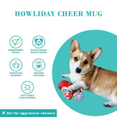 Sonido interno Howliday Cheer Haute Diggity Dog para mantener a tu perro atento