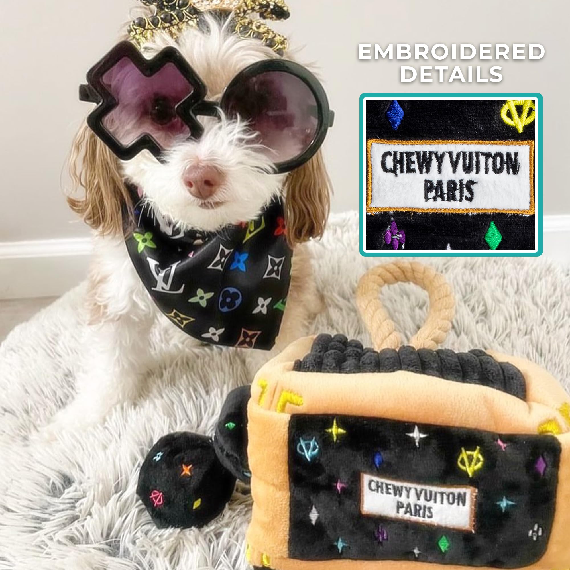 Haute Diggity Dog interactive squeaker trunk boosts engagement during fetch and cuddle sessions