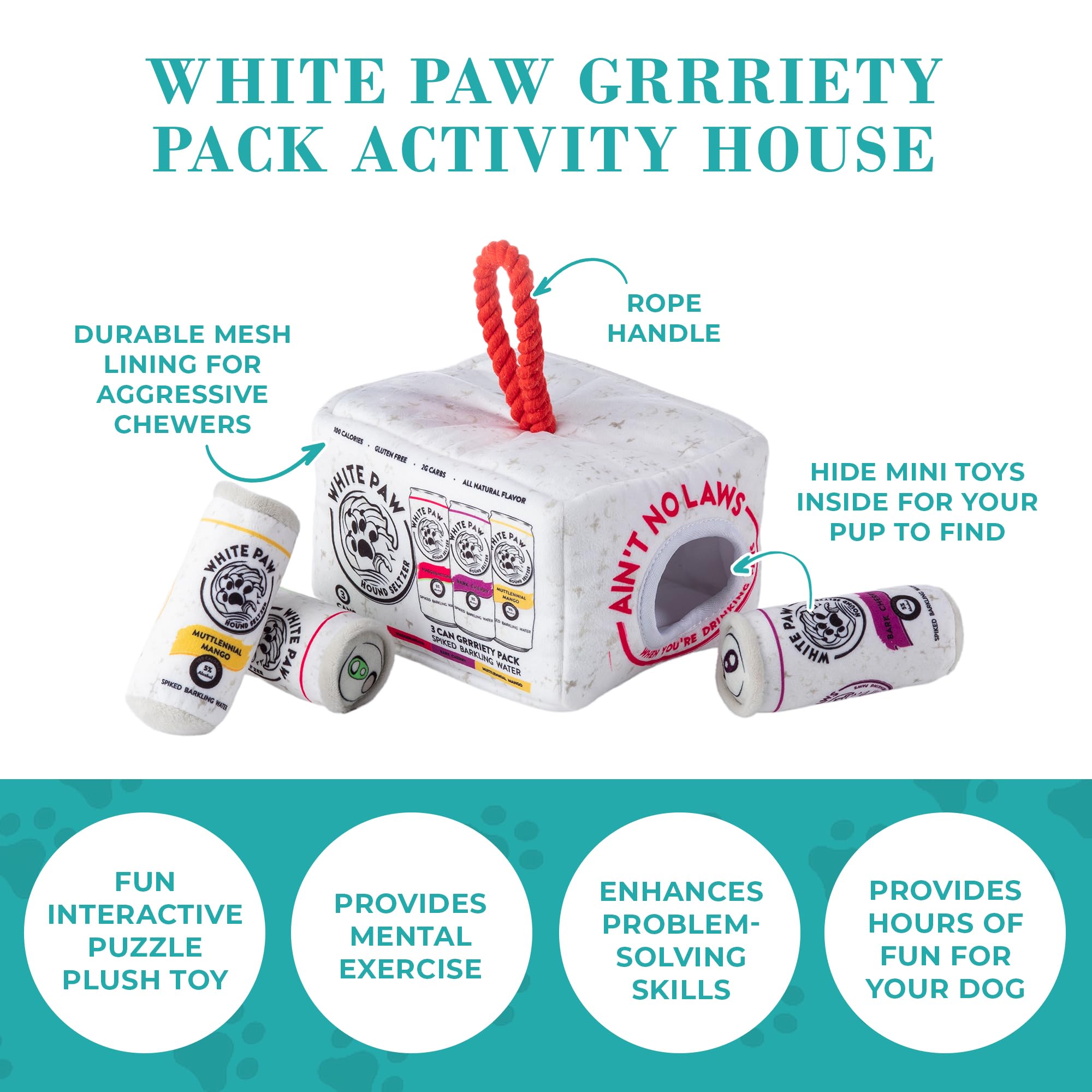 Machine-washable plush toy simplifies cleanup between adventures.