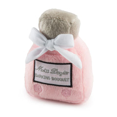 Miss Dogior perfume toy pink plush rose-scent vibe for playful enrichment.
