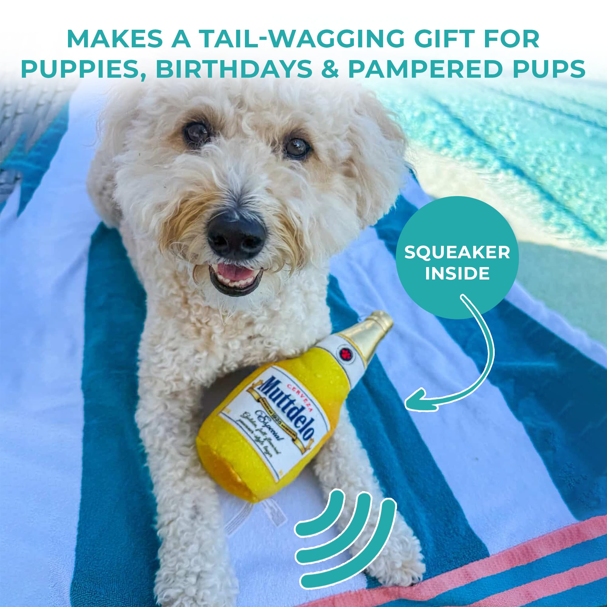 Haute Diggity Dog Muttdelo dog toy in park play scene.