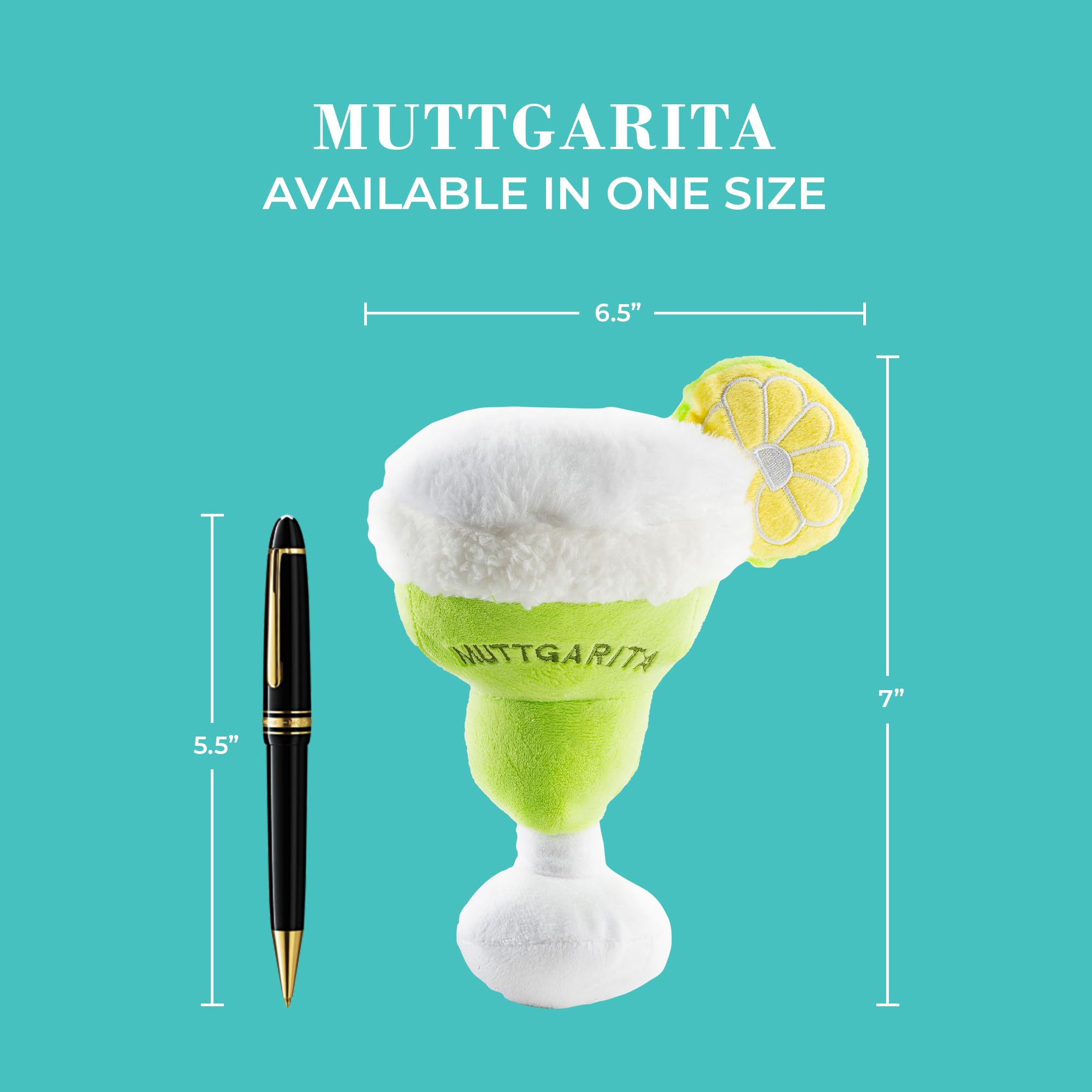 Haute Diggity Dog Muttgarita machine-washable for quick cleanup after adventures.
