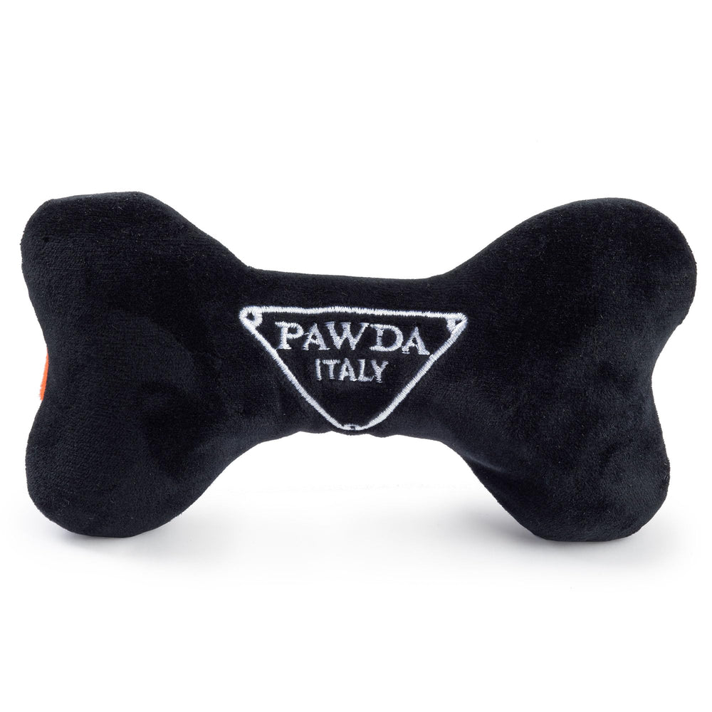 Haute Diggity Dog Pawda Bone back embroidery adds playful luxury during cuddle sessions