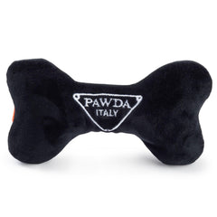 Haute Diggity Dog Pawda Bone back embroidery adds playful luxury during cuddle sessions