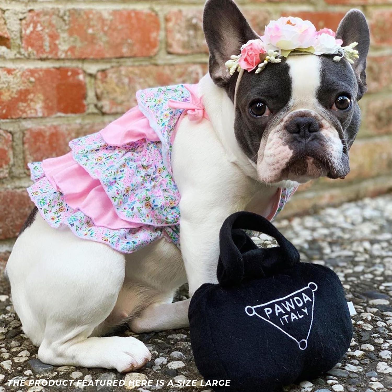 Haute Diggity Dog Pawda Handbag plush material feels soft yet durable during trips.