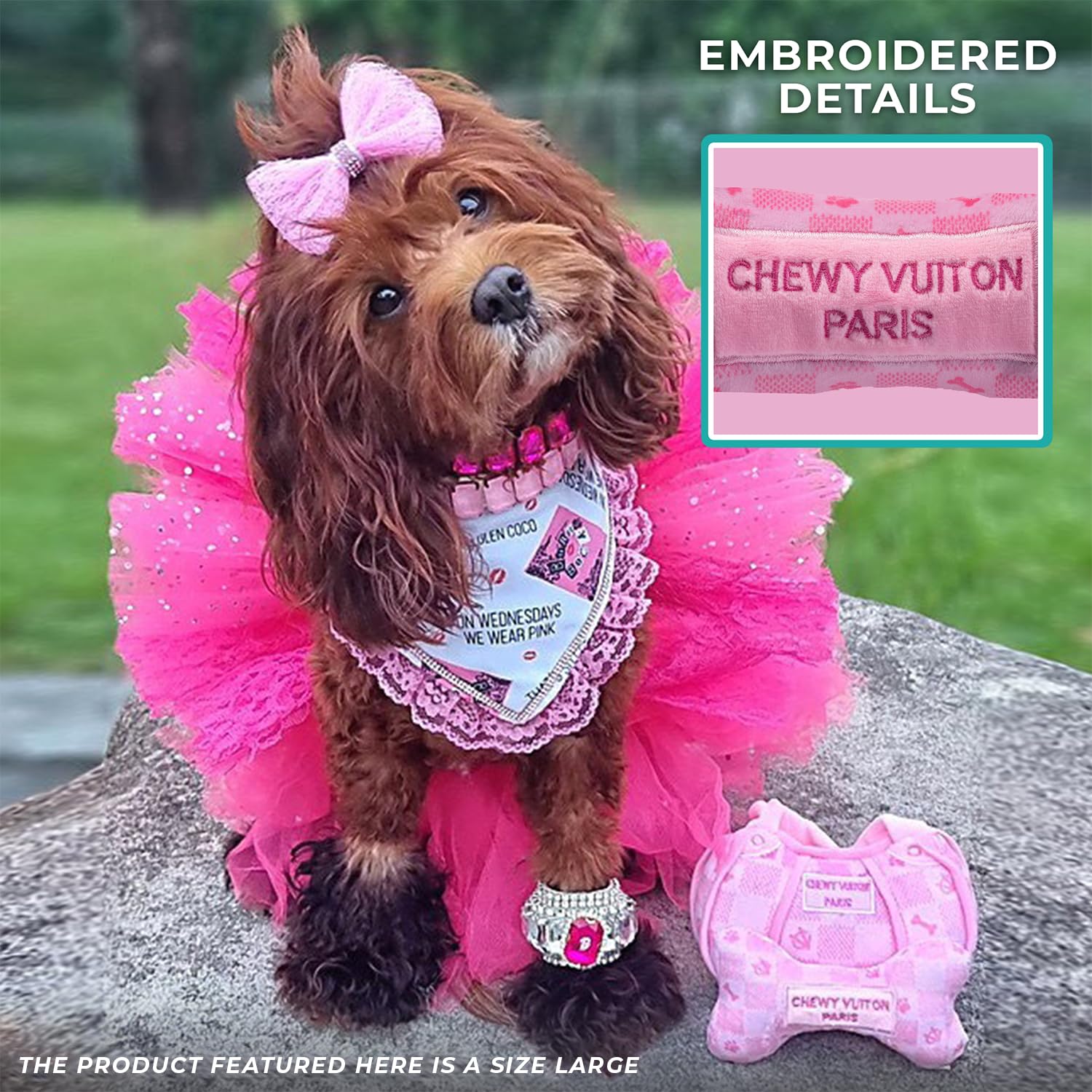 Haute Diggity Dog Pink Checker toy in basket showcases versatile enrichment for all breeds