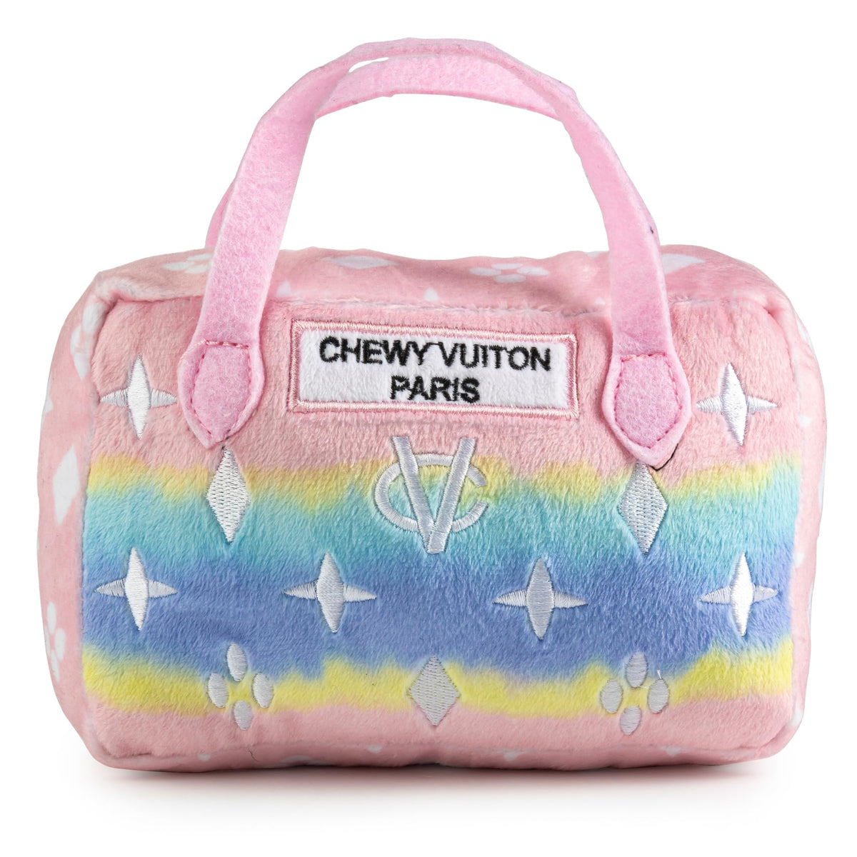 Haute Diggity Dog Pink Ombre Chewy Vuiton Handbag front view for stylish fetch fun