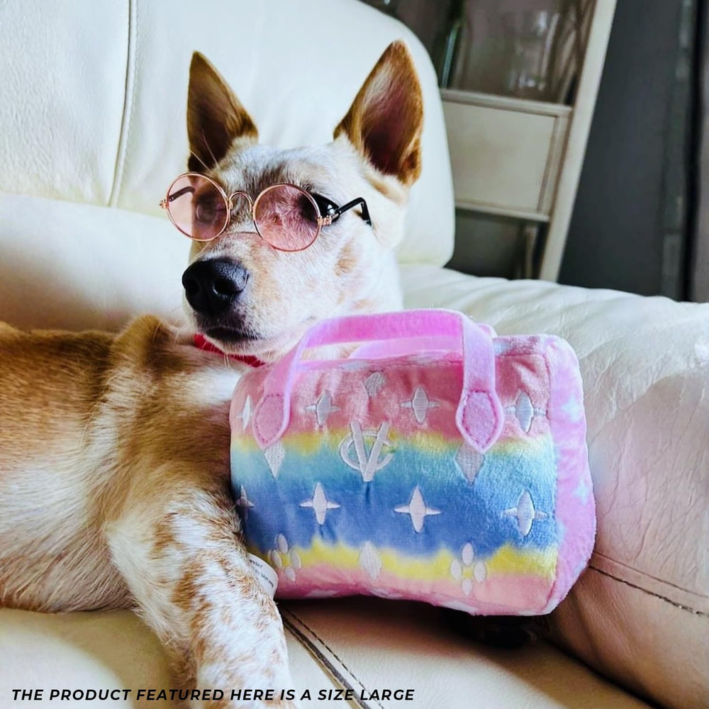 Haute Diggity Dog Pink Ombre Chewy Vuiton Handbag cold-washable for easy cleanup