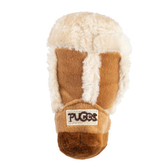 Embroidered detailing on Pugg Boot adds chic dog toy charm.