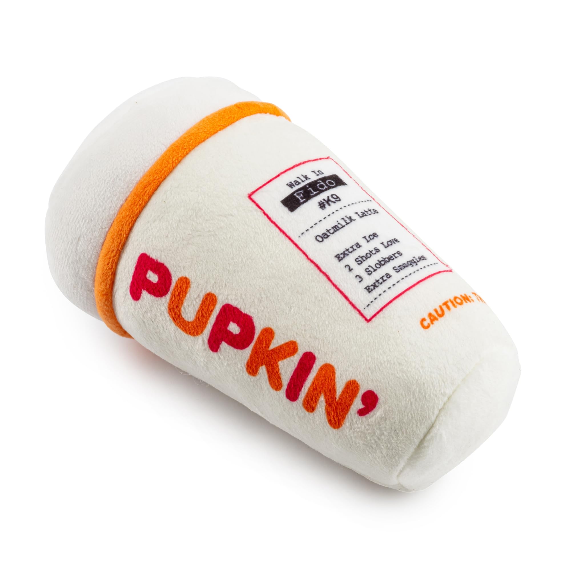 Haute Diggity Dog Pupkin Donuts coffee cup shape makes a cute birthday gift.