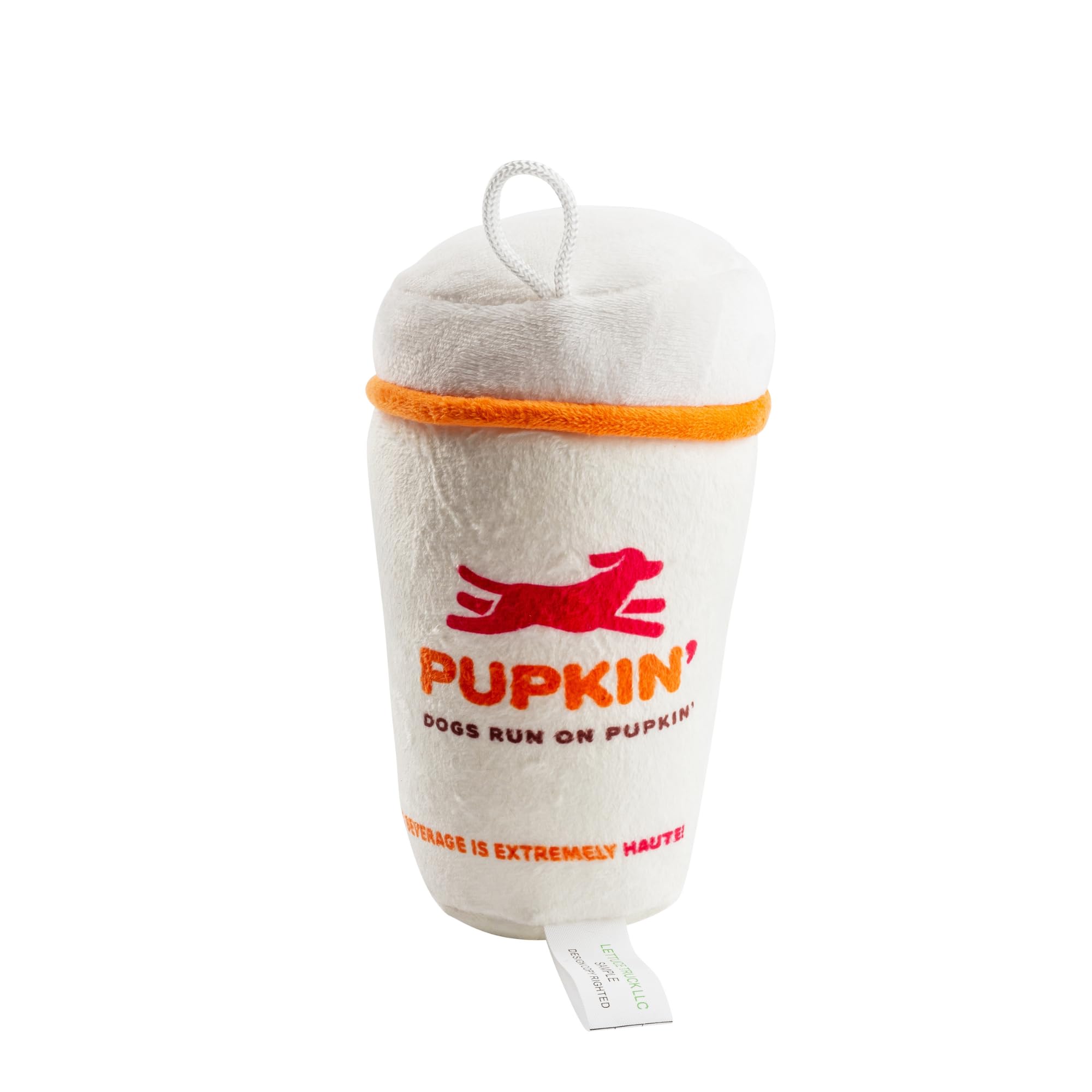 Haute Diggity Dog Pupkin Donuts durable design supports fetch and tug games.