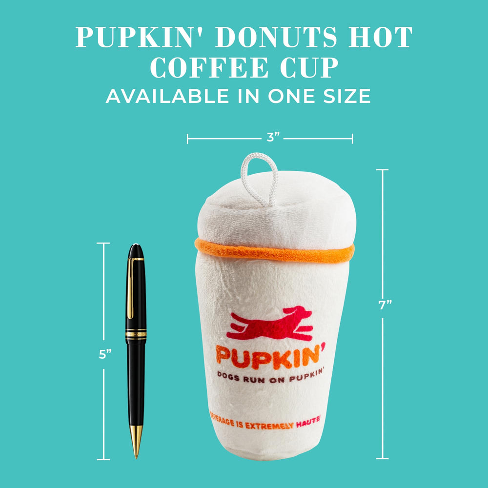 Haute Diggity Dog Pupkin Donuts soft plush material ideal for cuddling sessions.