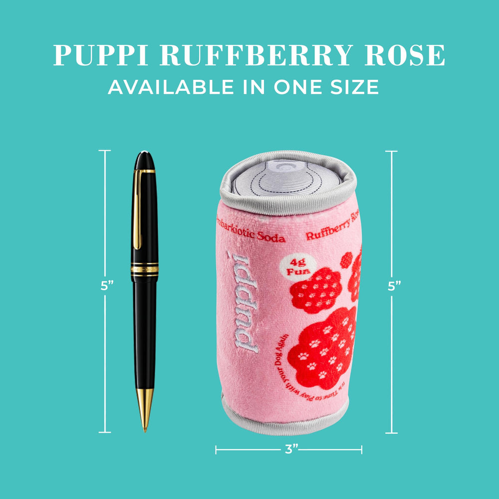 Haute Diggity Dog Puppi Ruffberry Rosé embroidery detail adds cute elegance.