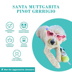 One-size toy designed for small to large dogs for shared play moments.