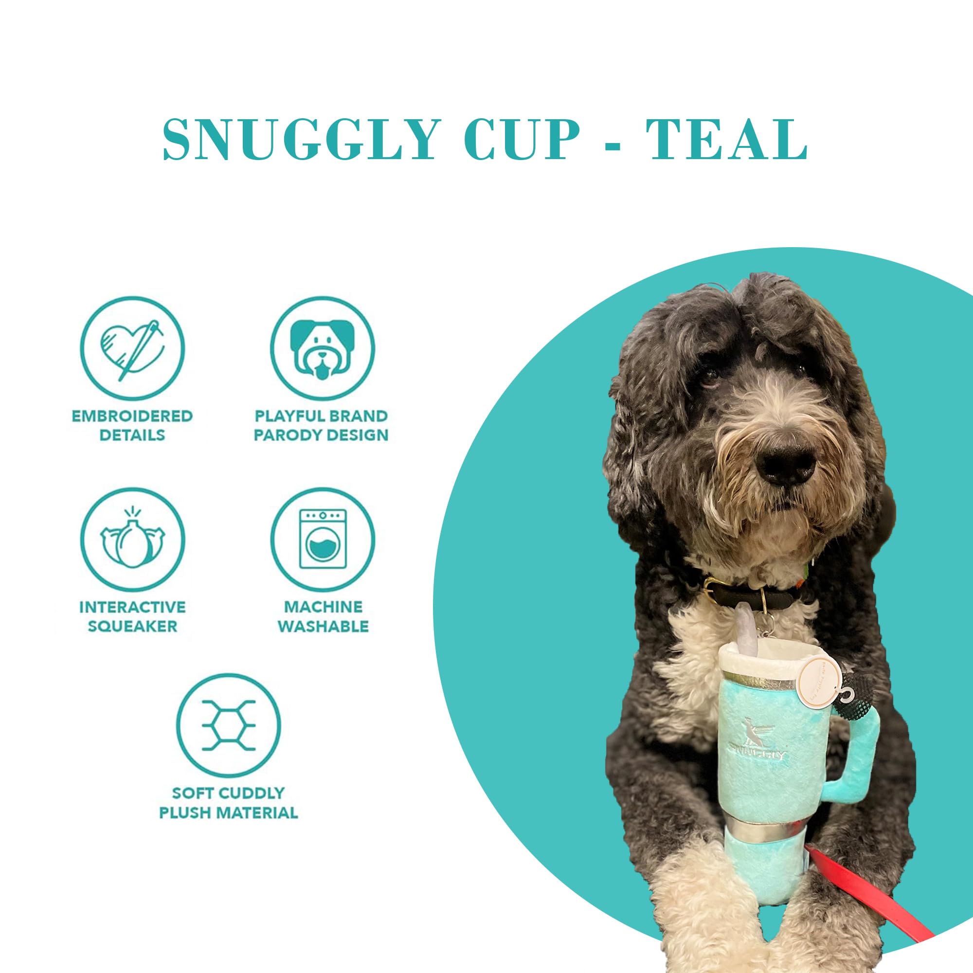 Haute Diggity Dog Snuggly Cup dimensions 10x6x2.5 inches.