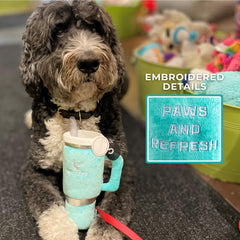 Haute Diggity Dog Snuggly Cup plush material feels soft and durable.