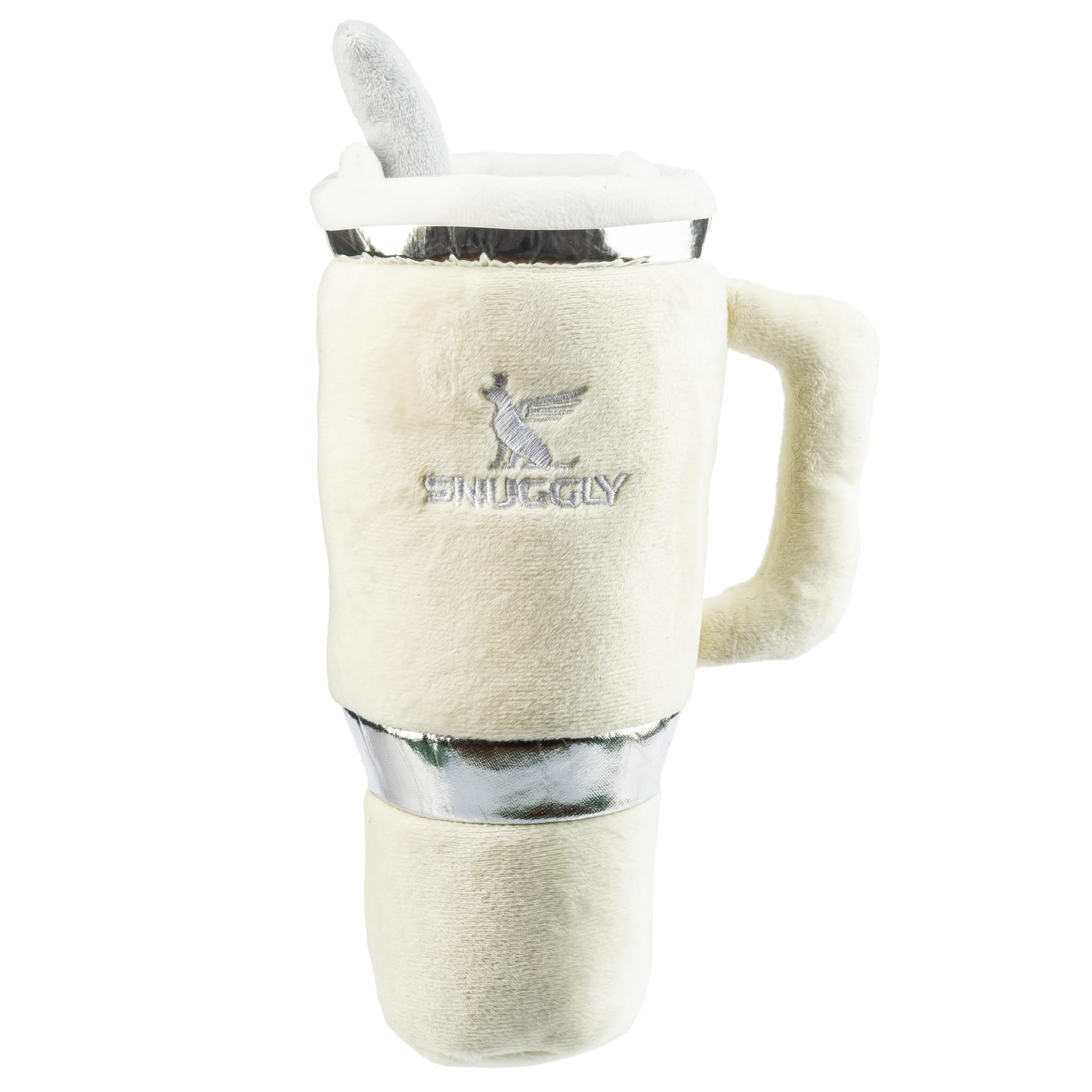 Haute Diggity Dog Snuggly Cup toy front view promotes interactive play and enrichment.