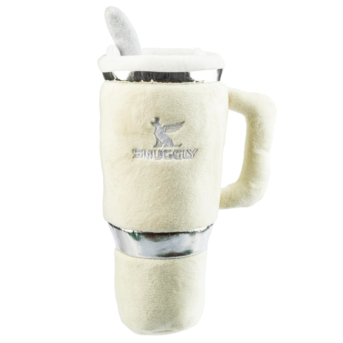 Haute Diggity Dog Snuggly Cup toy front view promotes interactive play and enrichment.