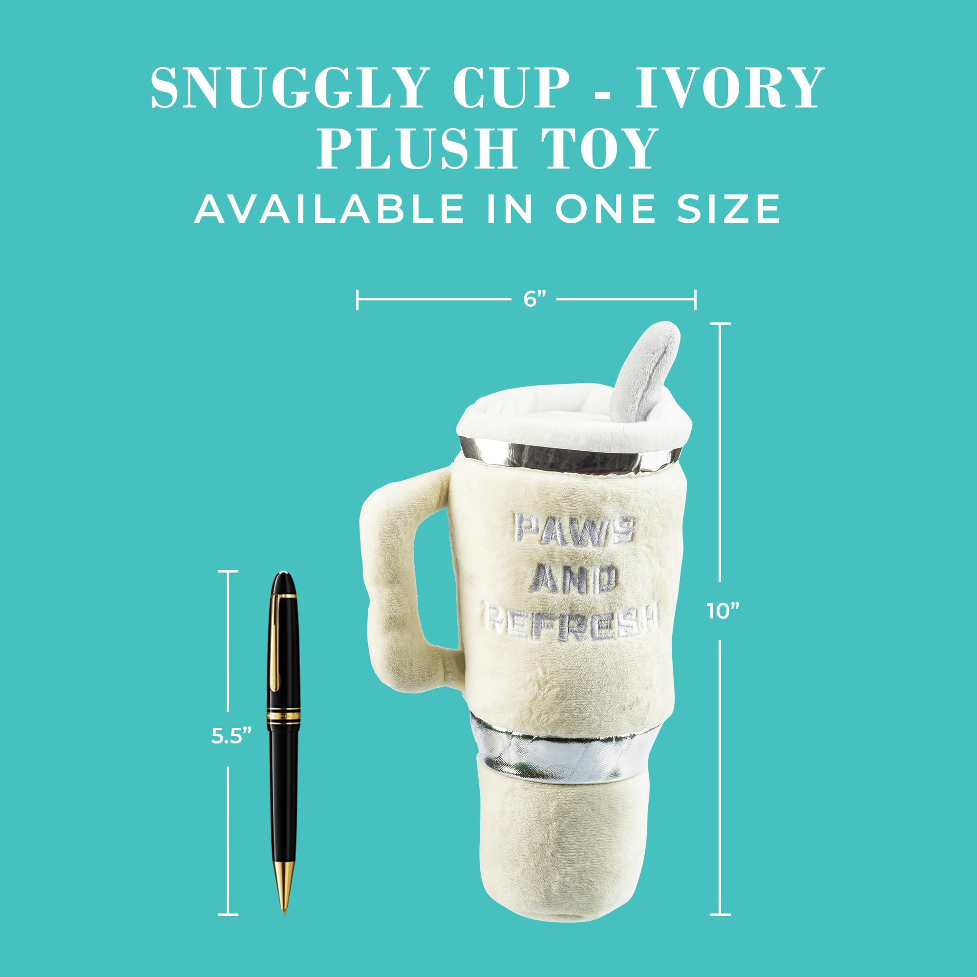 Haute Diggity Dog Snuggly Cup in action captures replicable playtime moments.