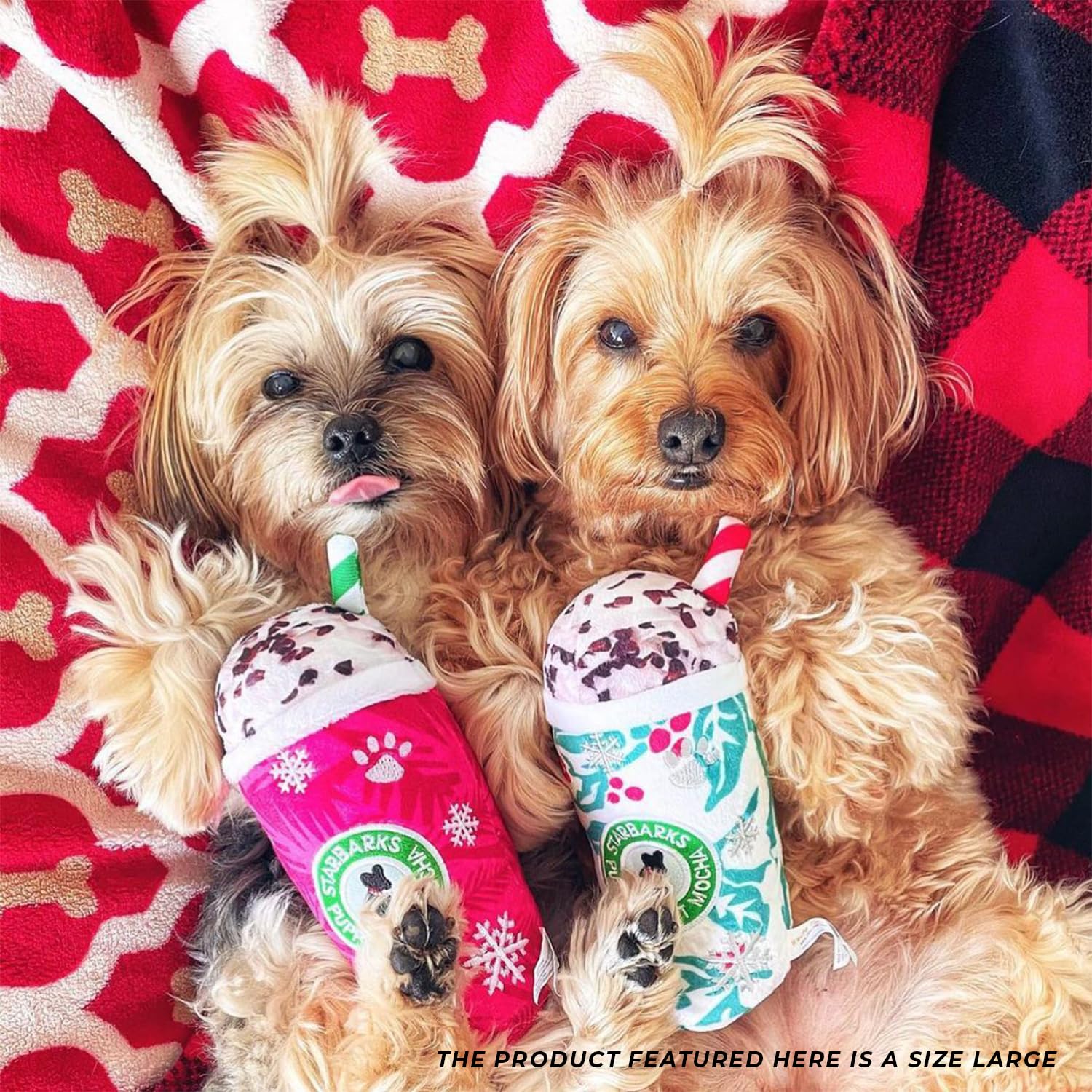 Haute Diggity Dog Starbarks Puppermint Mocha machine-washable for easy care after fun