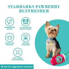 Haute Diggity Dog Starbarks Ruffresher one size 5x4x3 inches supports multiple breeds during fun routines.