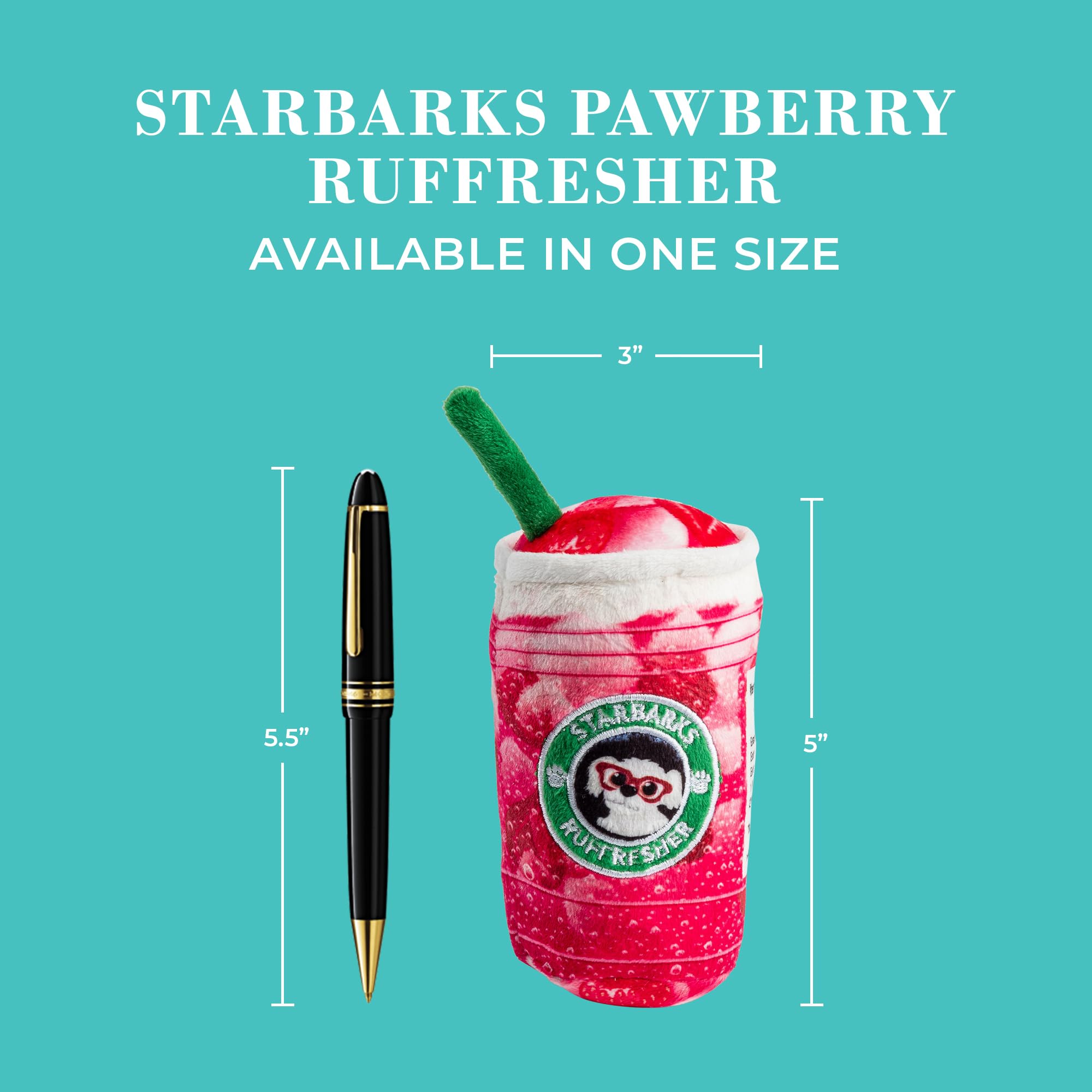 Haute Diggity Dog Starbarks Ruffresher playful design pops with colors for dog park attention.