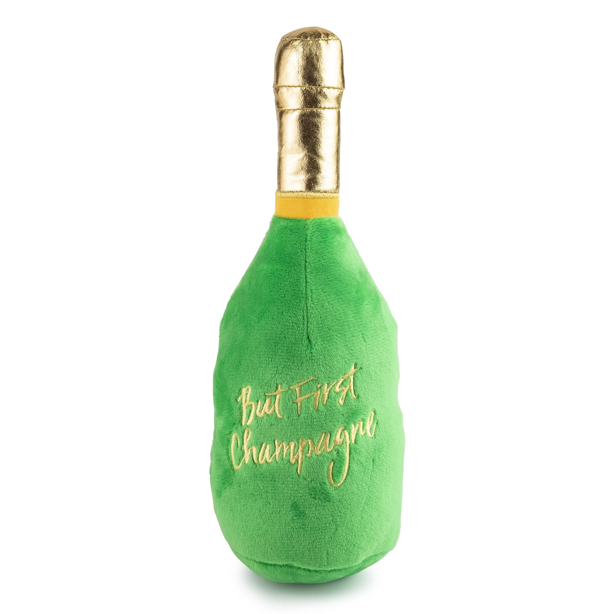 Woof Clicquot Classic toy features a built-in squeaker for interactive play sessions.